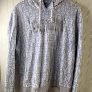 Dior Light Gray Monogram Sweatshirt